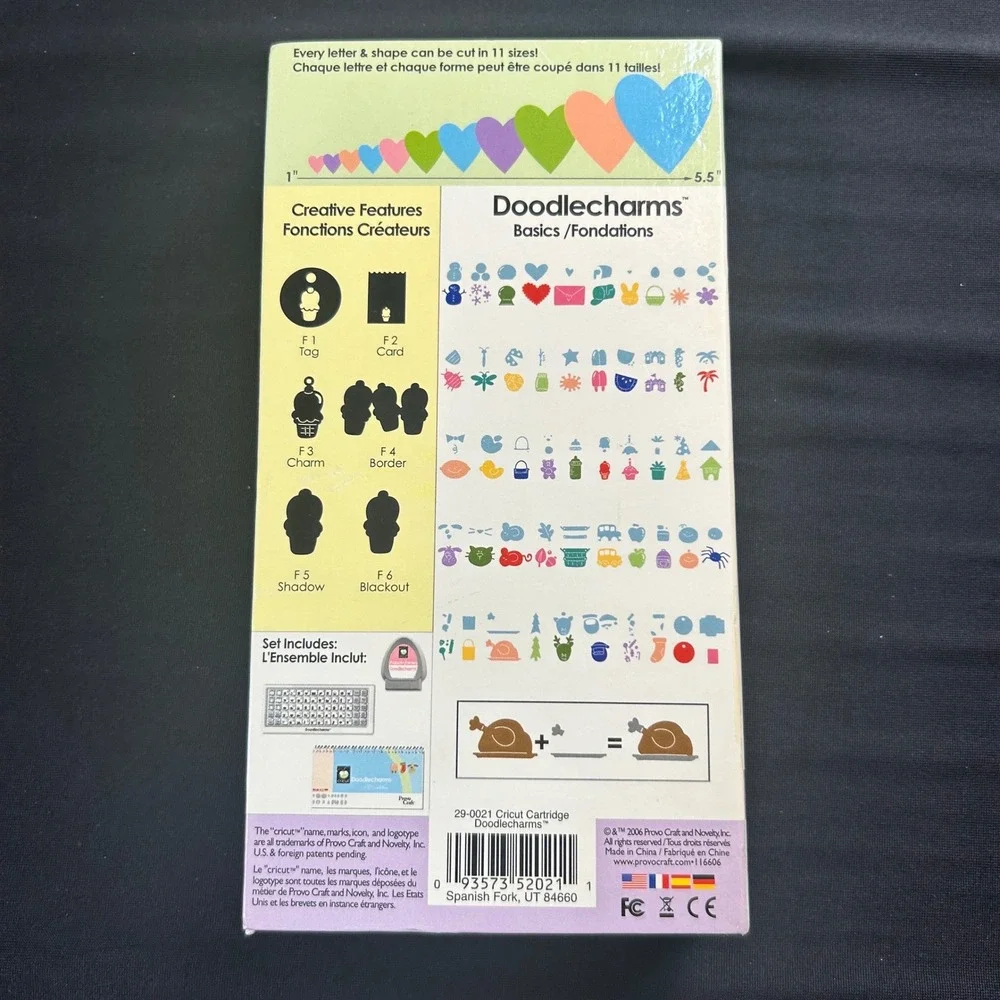 Cricut Doodle Charms Shapes Cartridge Link Status Unknown